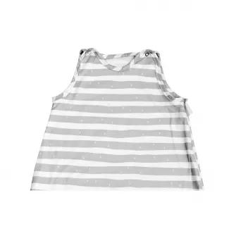 Sac de dormit de iarna, Lorelli, 85 cm, bumbac ranforce, Striped Grey