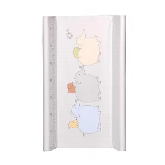 Saltea de infasat cu intaritura, Lorelli, gri, 50 x 71 cm