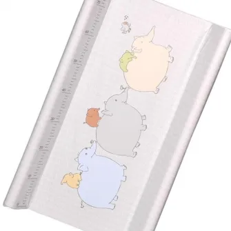 Saltea de infasat cu intaritura, Lorelli, gri, 50 x 71 cm