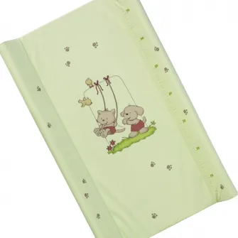 Saltea de infasat cu intaritura, Lorelli, verde, 50 x 71 cm