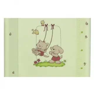 Saltea de infasat cu intaritura, Lorelli, verde, 50 x 71 cm