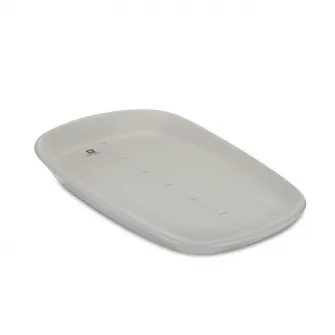 Saltea de infasat din spuma poliuretanica moale, Lorelli, Lulu, suprafata gradata, antialunecare, impermeabila, 43 x 10 x 68 cm, Grey