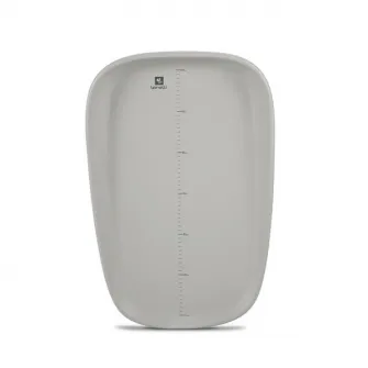 Saltea de infasat din spuma poliuretanica moale, Lorelli, Lulu, suprafata gradata, antialunecare, impermeabila, 43 x 10 x 68 cm, Grey