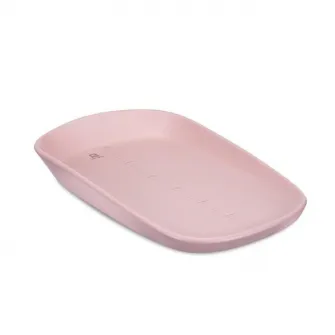 Saltea de infasat din spuma poliuretanica moale, Lorelli, Lulu, suprafata gradata, antialunecare, impermeabila, 43 x 10 x 68 cm, Pink