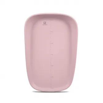 Saltea de infasat din spuma poliuretanica moale, Lorelli, Lulu, suprafata gradata, antialunecare, impermeabila, 43 x 10 x 68 cm, Pink