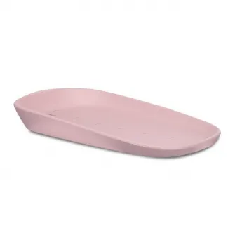Saltea de infasat din spuma poliuretanica moale, Lorelli, Lulu, suprafata gradata, antialunecare, impermeabila, 43 x 10 x 68 cm, Pink