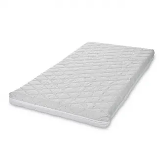Saltea pat, 2 straturi cocos si spuma elastica, Lorelli, Holiday, 60 x 120 x 10 cm, Grey Sky