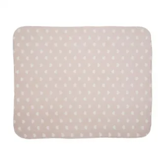 Set 2 piese, paturica 90 x 75 cm si pernuta iepuras 45 x 30 cm, Lorelli, Poffy Duo, 0 luni+, Pink