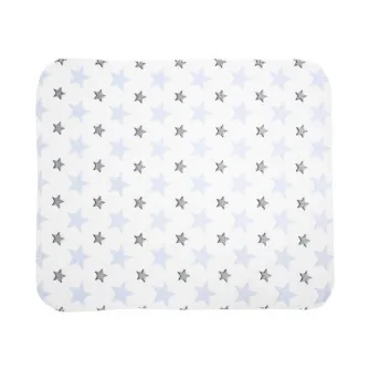Set 2 piese, paturica 90 x 75 cm si pernuta ursulet 45 x 30 cm, Lorelli, Poffy Duo, 0 luni+, Blue