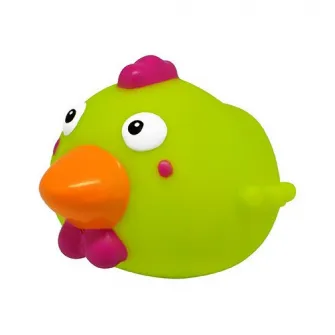 Set de baie 4 piese, Knorr Toys, include covoras de baie din PVC 69x39 cm si 3 jucarii animalute, 0 Luni+