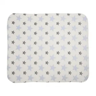 Set paturica moale si jucarie din plus elefant, Lorelli, Nappy, 90 x 75 cm, 0 luni+, Blue
