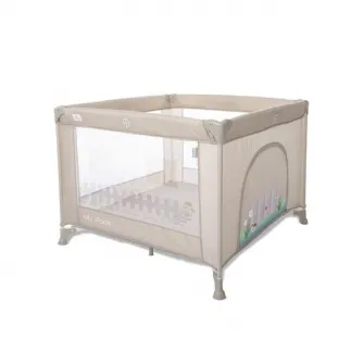Tarc de joaca tip casuta, Lorelli, My Place, 100 x 100 x 125 cm, Beige