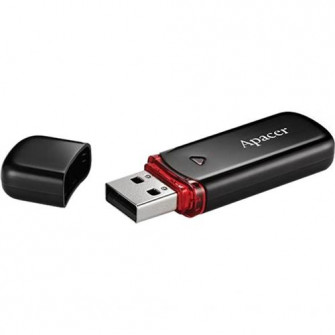 Apacer Memorie USB AH333 64GB USB 2.0 Black (AP64GAH333B-1)