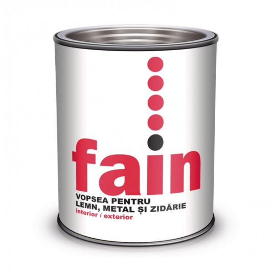 Vopsea Pentru Lemn Metal Si Zidarie Interior Si Exterior Fain 2 5 L Culoare Galben