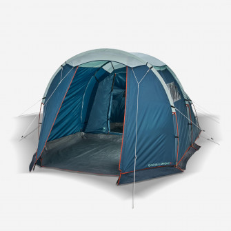 Cort Camping 4 Persoane 1 Camera structura cu bete ARPENAZ 4.1, Marime unica
