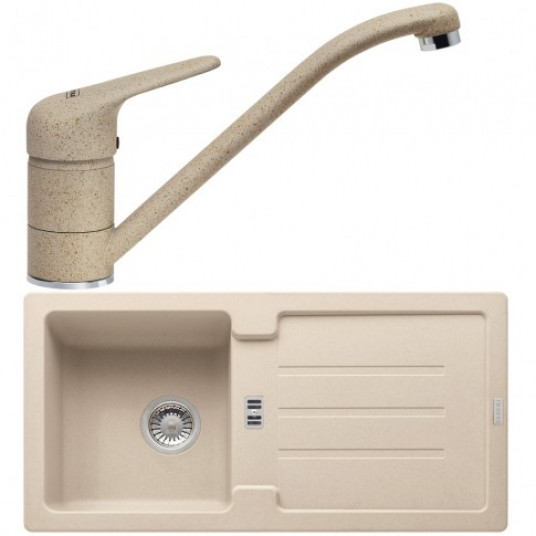 Chiuveta Bucatarie Compozit Granit Franke Stg 614 86 Avena Bej Cuva Stanga Dreapta 86 X 43 5