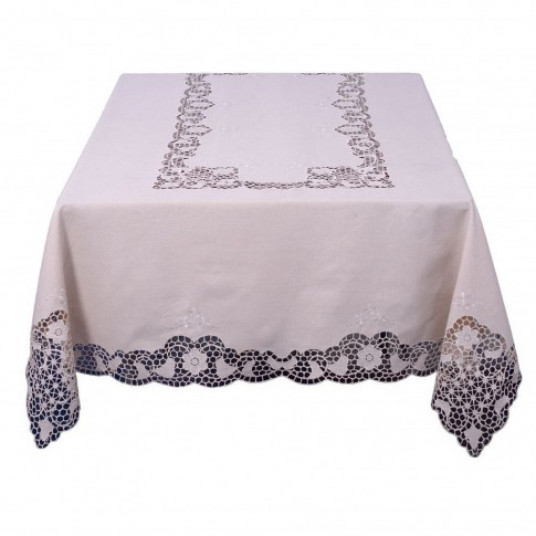 Fata De Masa Antiope K14786 100 Poliester Bej 140 X 220 Cm