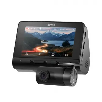 70Mai Smart Dash Cam A800SE-1 4K + Rear Camera, Black