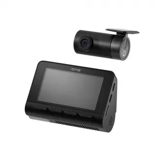 70Mai Smart Dash Cam A800SE-1 4K + Rear Camera, Black