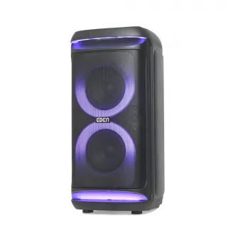 Eden Party Speaker ED-633 70W with 2 UHF, Mega Bass, H=82cm, Black