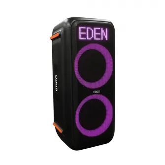 Eden Party Speaker ED-851 120W with 2 Mic 2.4GHz, Waterpfoof (IPX4), Black