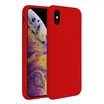 Helmet Case Liquid Silicone iPhone Xs Max, Red