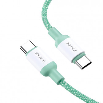 Jokade Cable Type-C to Type-C 5A 100W 1M JA014, Green