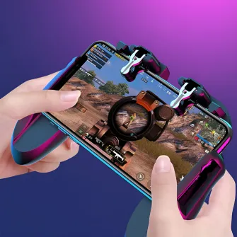 KAKU KSC-651 Mobile Gaming Cooling Gamepad with Heat Dissipation, Black