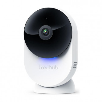 LaxiHub 1080p Dual-Band Wi-Fi Indoor Mini Camera + MicroSD Card 32GB