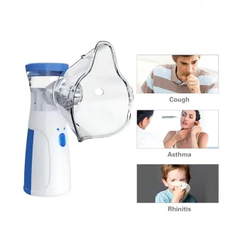Portable Medical Mesh Nebulizer Model W302 (Inhaler), White