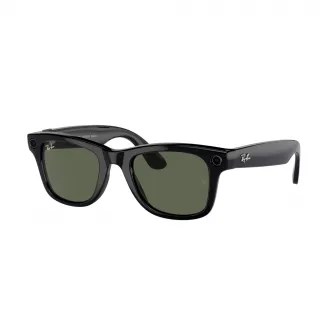 RayBan Meta Wayfarer S ShinyBk/G15 Green