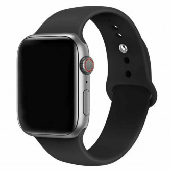 Silicon Apple Watch Strap 38/40/41mm M/L Black
