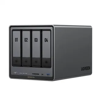 UGREEN Network Attached Storage DXP4800 Plus 4-Bay (Diskless) EU, Black