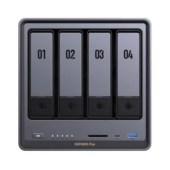 UGREEN Network Attached Storage DXP4800 Plus 4-Bay (Diskless) EU, Black