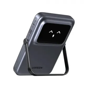 UGREEN Power Bank Uno Series Magnetic Wireless with Kickstand 5000mAh, 7.5/20W, Space Gray