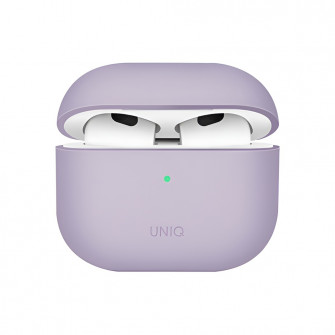 Uniq Case Silicon Lino Hybrid Lilac for AirPods 3rd Gen, Lavander
