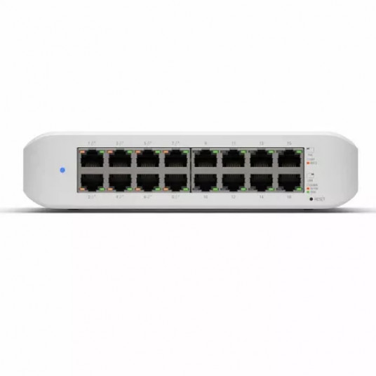 Ubiquiti UniFi Switch USWLite16POE, 16Port Gigabit RJ45, 8xPoE+ IEEE