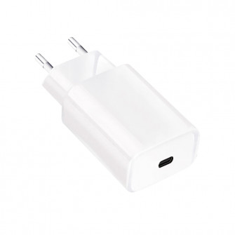 Incarcator retea Forcell, Quick Charge 4.0, 25W, USB-C, PD, White