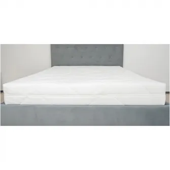 Husa saltea matlasata detasabila Ultrasleep Somnart, 140x200x18 cm, tricot, fermoar alb 4 laturi