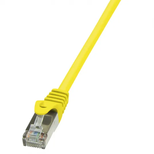 Кабель FTP LOGILINK Cat5e, медь-алюминий, 2 м, желтый, AWG26, экранированный CP1057S