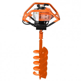 Motoburghiu (foreza pamant) Ruris TT14, 3 CP, 68 CC, 2 timpi, motor TEZ, 80 cm lungime burghiu, 1.2 l, benzina