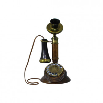 Telefon fix cu disc Opis Technology, 1921, Lemn, Metal,