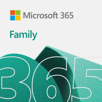 Microsoft® M365 Family, Engleza, subscriptie 1 an, 6 ut