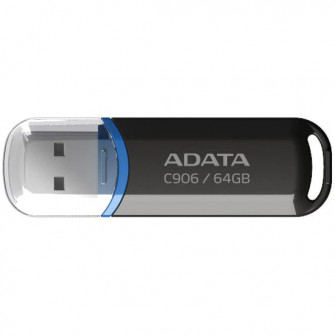 Memorie USB ADATA C906, 64GB, USB 2.0, Negru