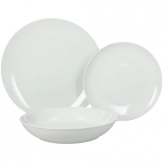 Set de masa Tognana Metropolis Bianco 18 piese, portela