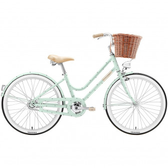 Bicicleta Crème City Mini Molly, 24”, Pistachio Polka,