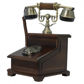 Telefon fix cu disc Opis Technology, 1921, Lemn, Metal,