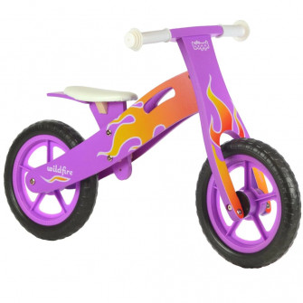 Bicicleta fara pedale Boppi - Wooden Balance, violet, p