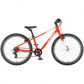 Bicicleta KTM 24 Wild Cross, 7-G Shimano TY200, portoca
