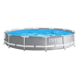 Piscina Intex Prism Frame Premium 26712NP, pompa de filtrare inclusa, 3.66m x 76cm